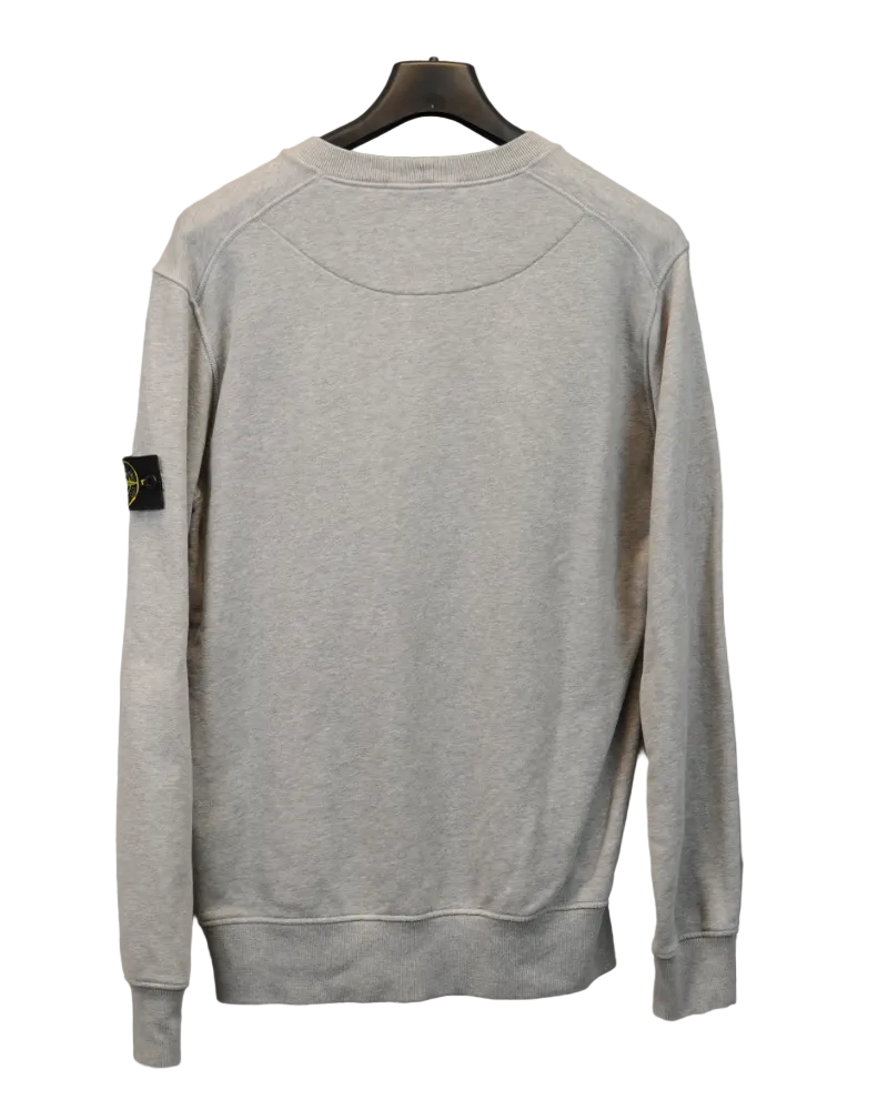 Stone Island Crewneck Sweatshirt Grey back view