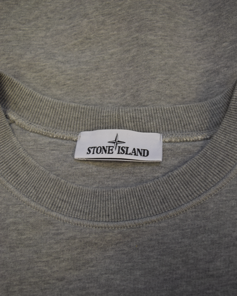 Stone Island Crewneck Sweatshirt Grey detail view
