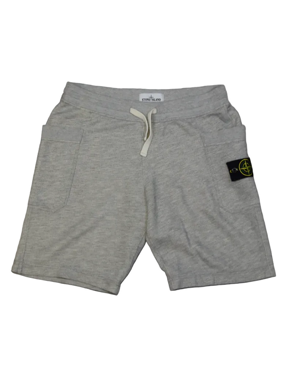 Stone island Jogger Shorts Grey front view
