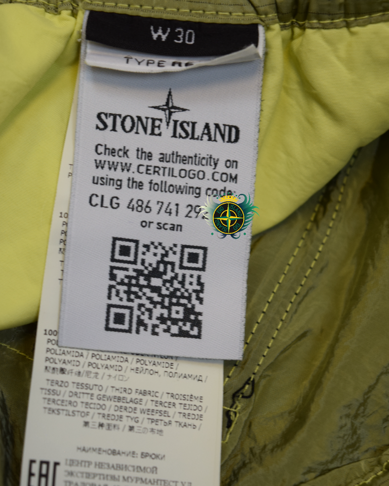 Stone island Nylon Metal ripstop Cargos Green detail view