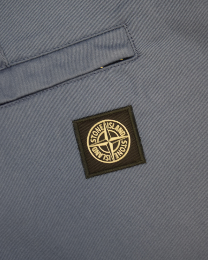 Stone Island Patch Project Cargo Shorts Blue detail view