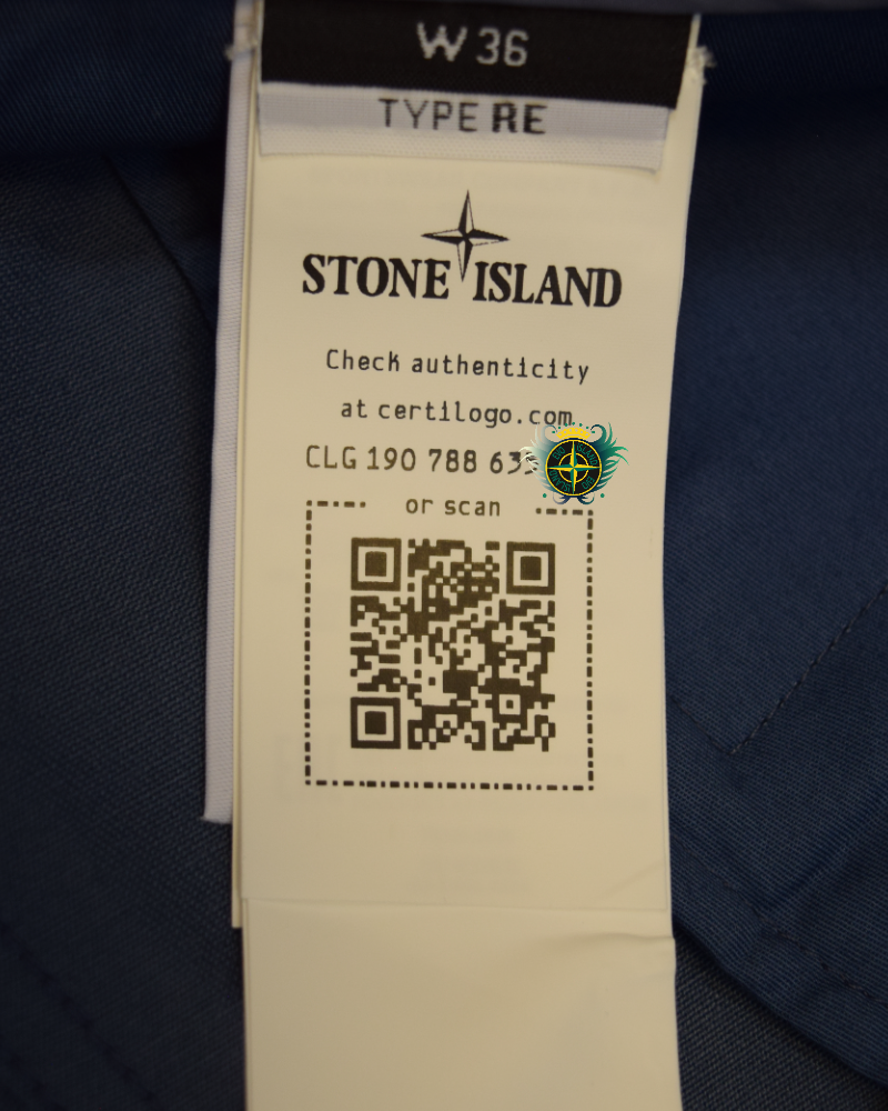 Stone Island Patch Project Cargo Shorts Blue detail view