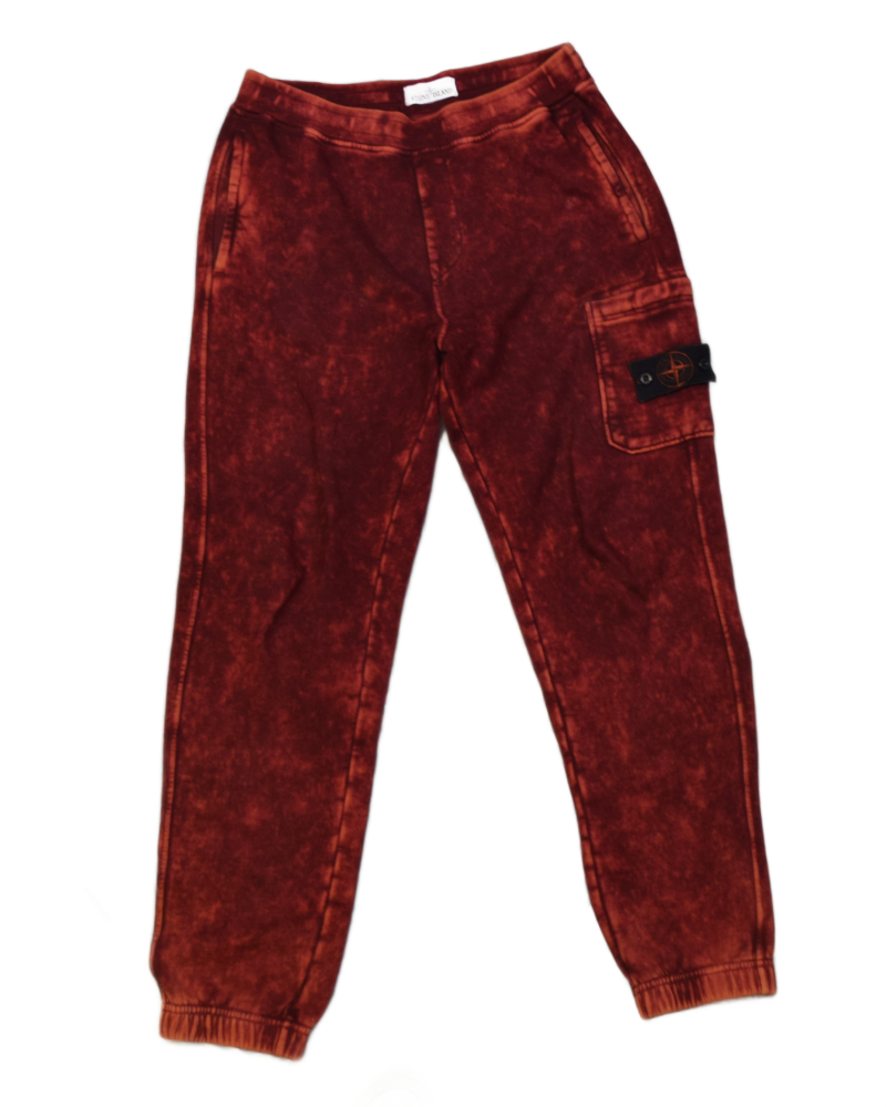 Stone island OVD Joggers red front view