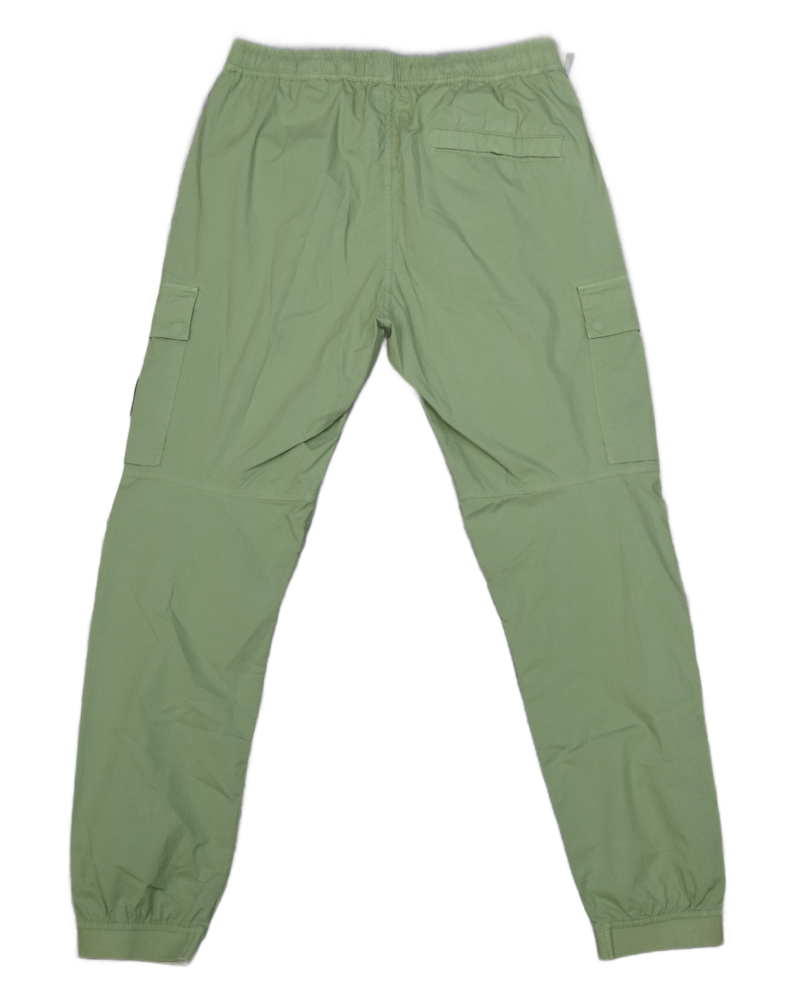Stone Island Lightweight Cuffed Cargos Green back view