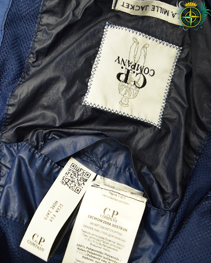 C.P Company Taylon / La Mille Goggle Jacket Blue - L