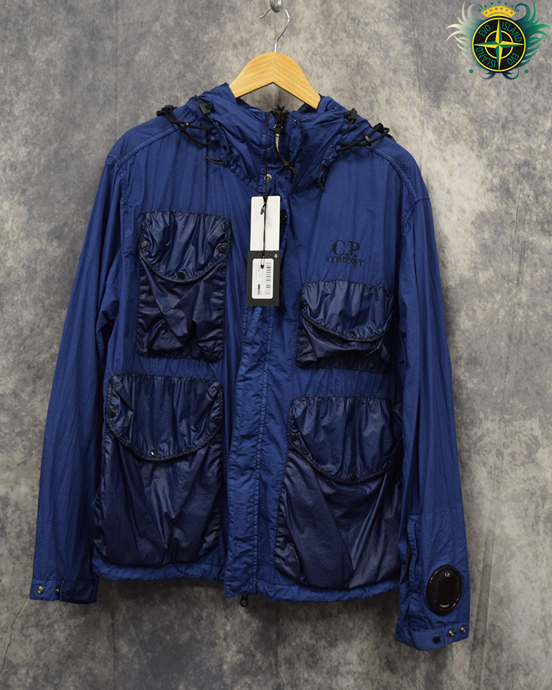 C.P Company Taylon / La Mille Goggle Jacket Blue - L