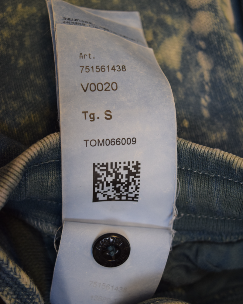 Stone island OVD Joggers Blue detail view