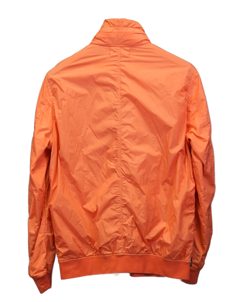 Stone Island Garment Dyed Crinkle Reps NY Jacket Orange detail view