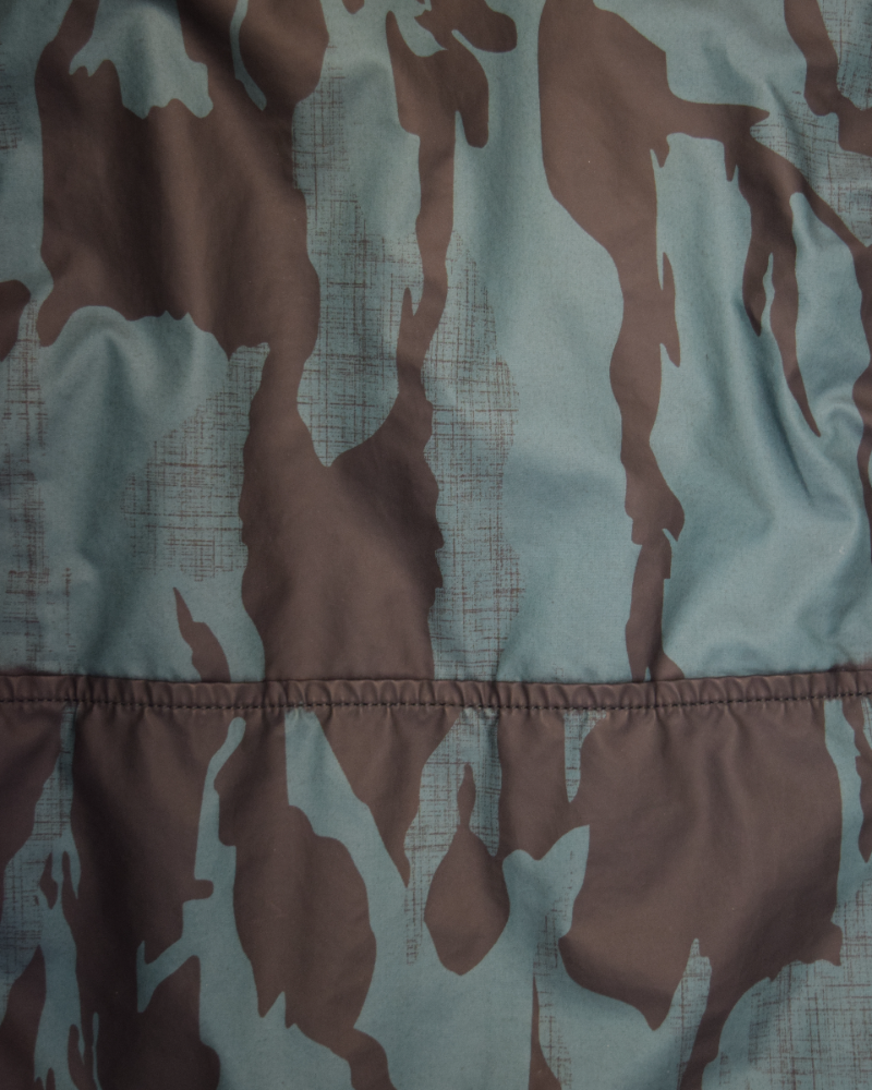 Stone Island Raso Gommato Reverse Colour Process Jacket Black And Green detail view
