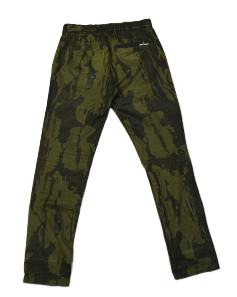 Stone island Cargo Trousers Camo back view