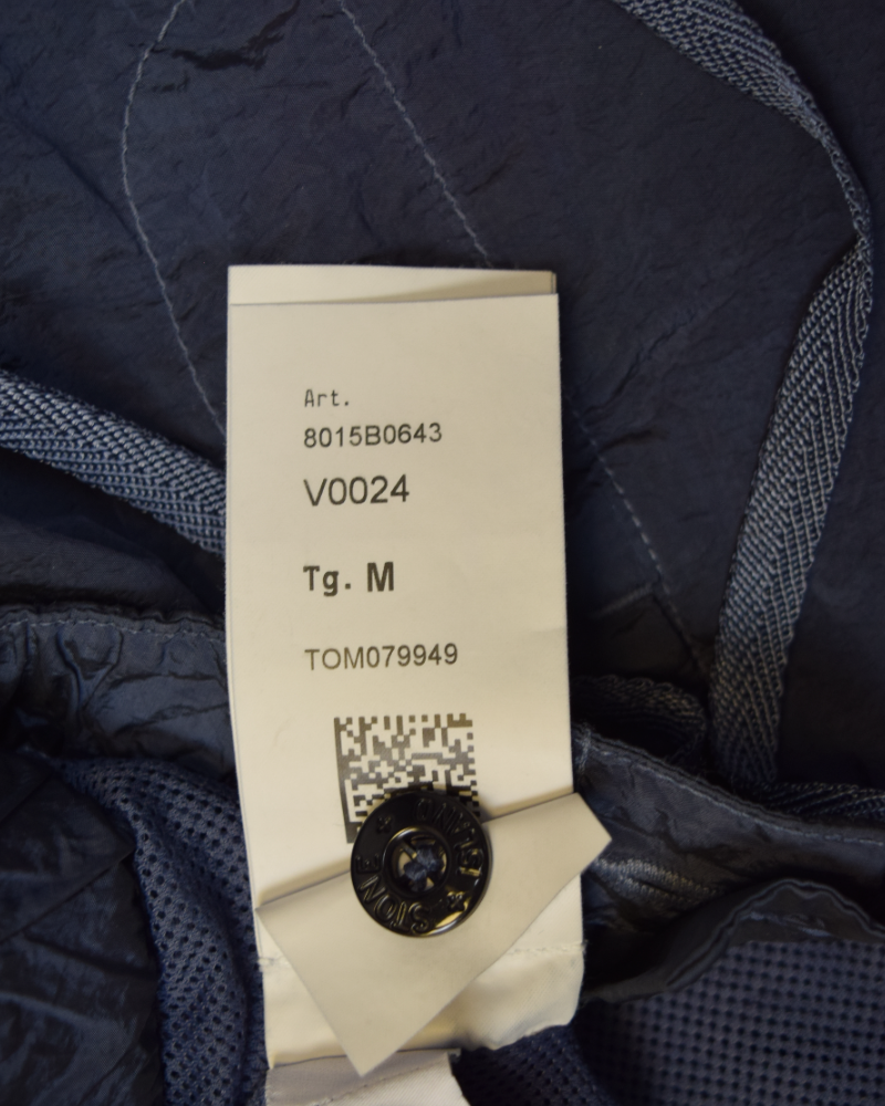 Stone Island Nylon Metal Patch Project Swim Shorts Blue detail view