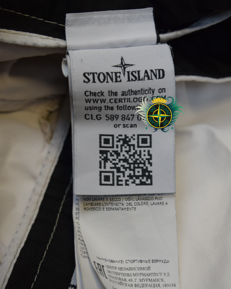 Stone Island Cargo Shorts detail view