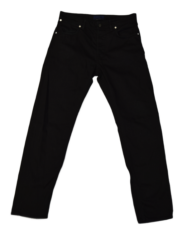 Stone Island Denim Research Jeans Black front view