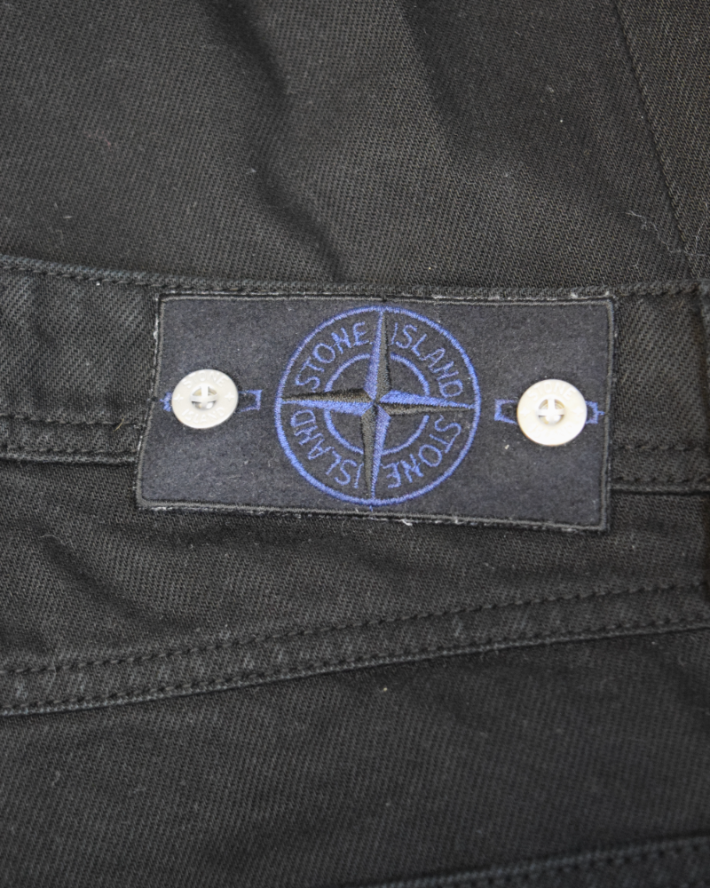 Stone Island Denim Research Jeans Black detail view