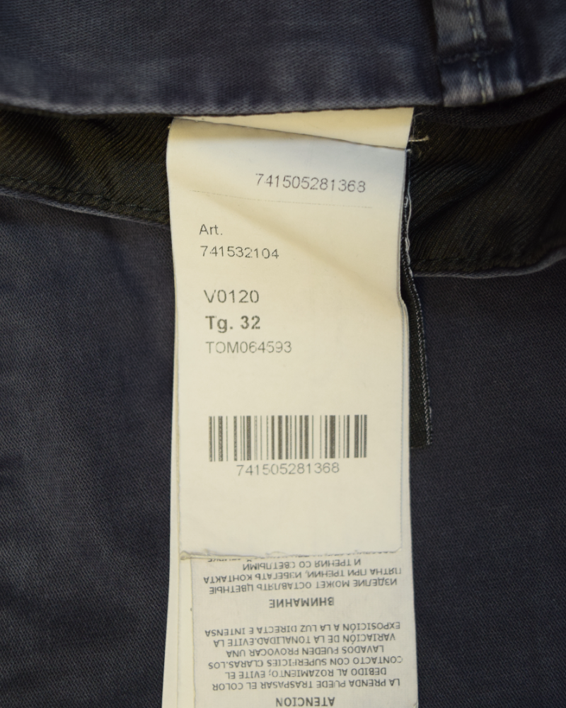 Stone Island Washed Look Cargos Blue detail view
