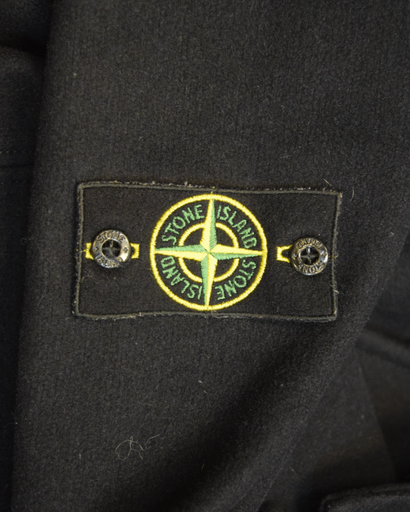 Stone Island wool Panno jacket Black detail view