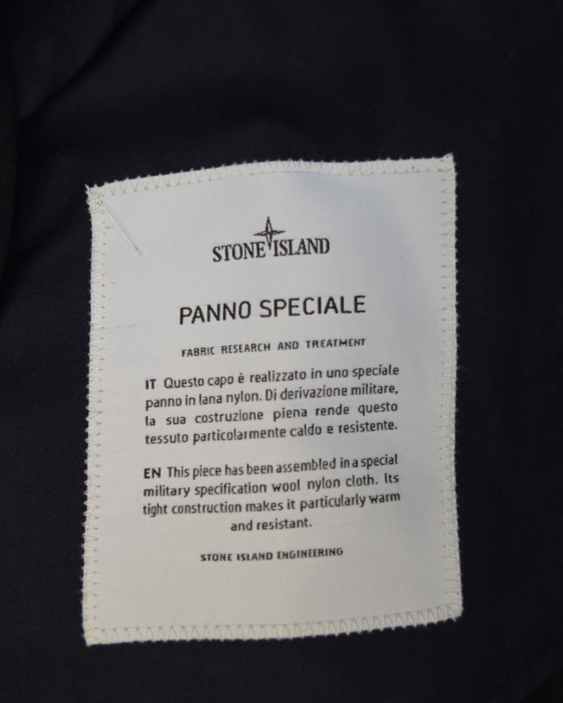 Stone Island wool Panno jacket Black detail view