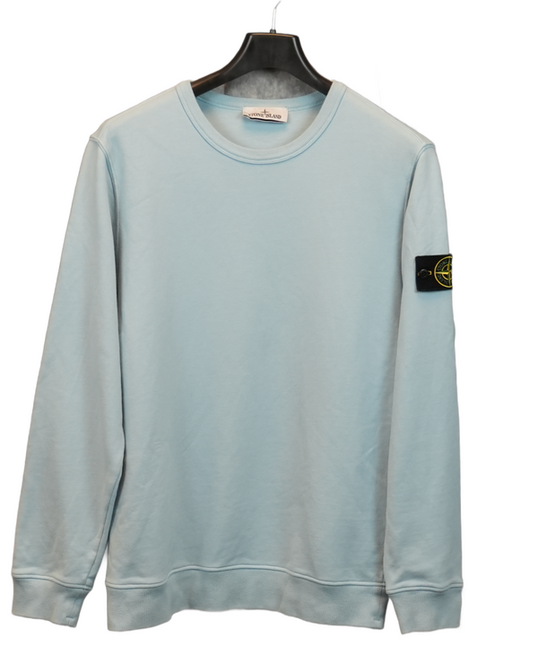 Stone Island Crewneck Sweatshirt Blue front view