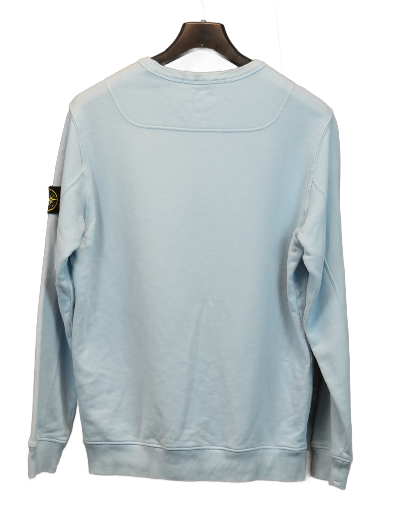 Stone Island Crewneck Sweatshirt Blue back view