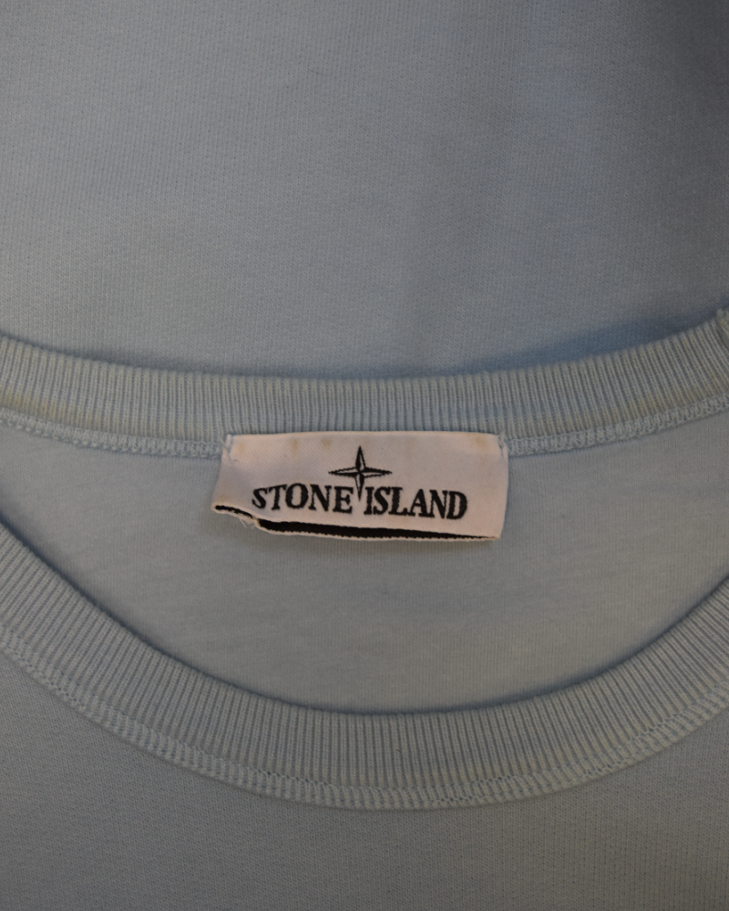 Stone Island Crewneck Sweatshirt Blue detail view