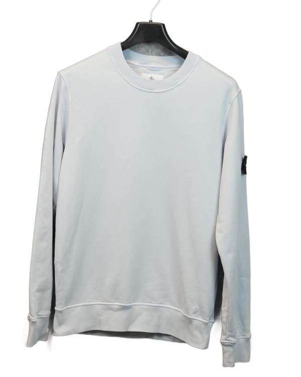 Stone Island Crewneck Sweatshirt Baby Blue front view