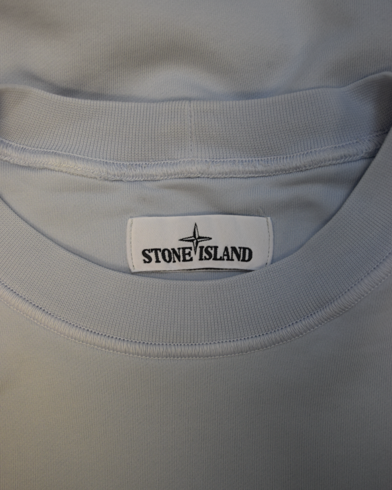 Stone Island Crewneck Sweatshirt Baby Blue detail view