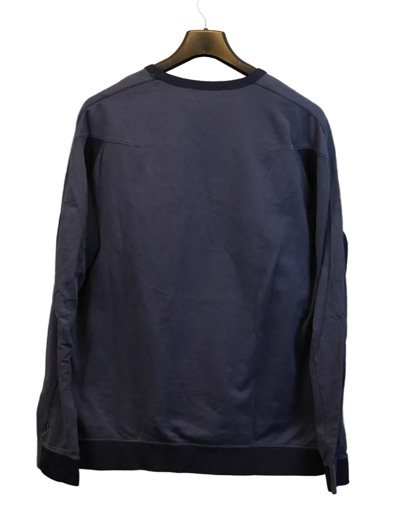 Stone Island Shadow Project Lightweight Sweatshirt Navy Blue back view