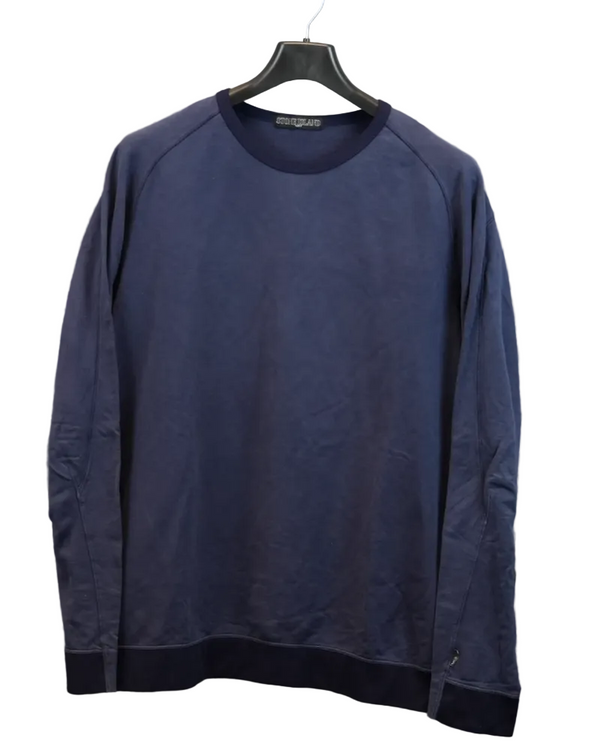Stone Island Shadow Project Lightweight Sweatshirt Navy Blue front view