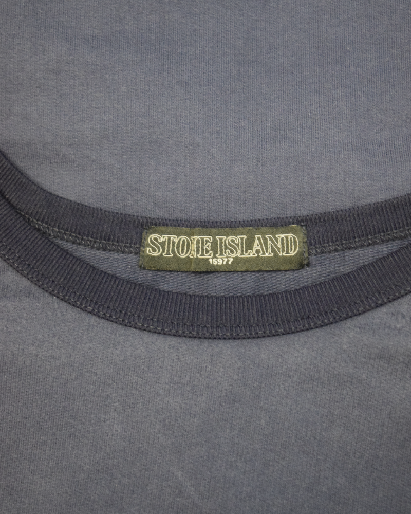 Stone Island Shadow Project Lightweight Sweatshirt Navy Blue detail view