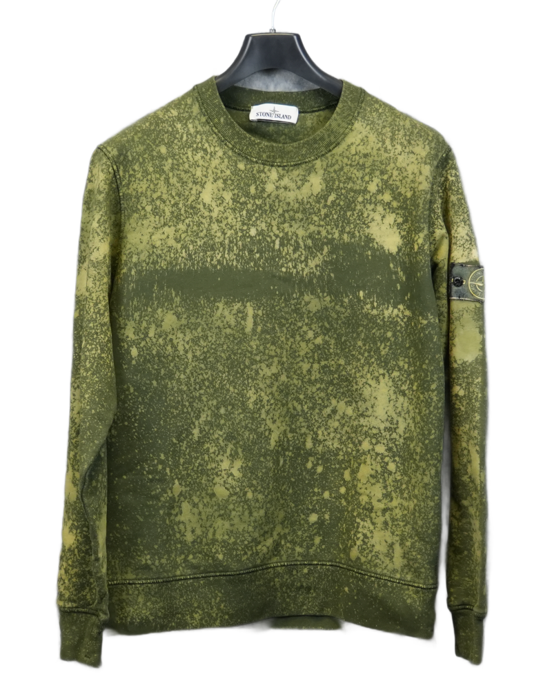 Stone island x Snowbeast Custom Crewneck Sweatshirt front view