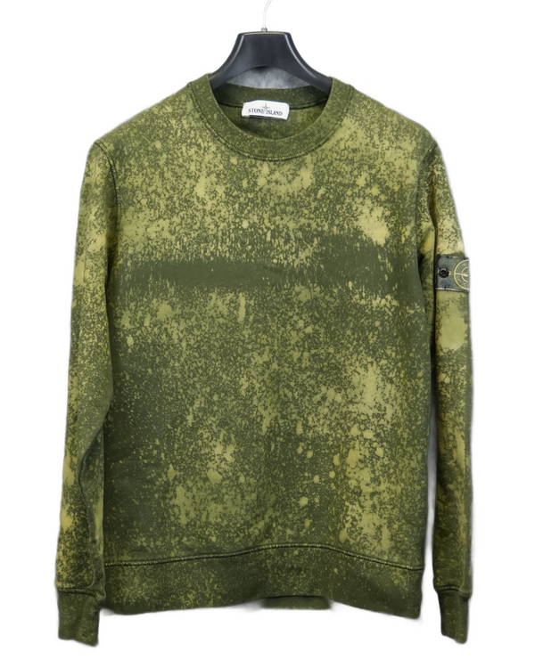 Stone island x Snowbeast Custom Crewneck Sweatshirt front view