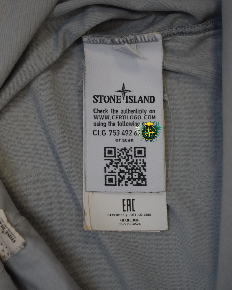 Stone Island Shadow Project Catch Pocket T-Shirt Light Blue detail view