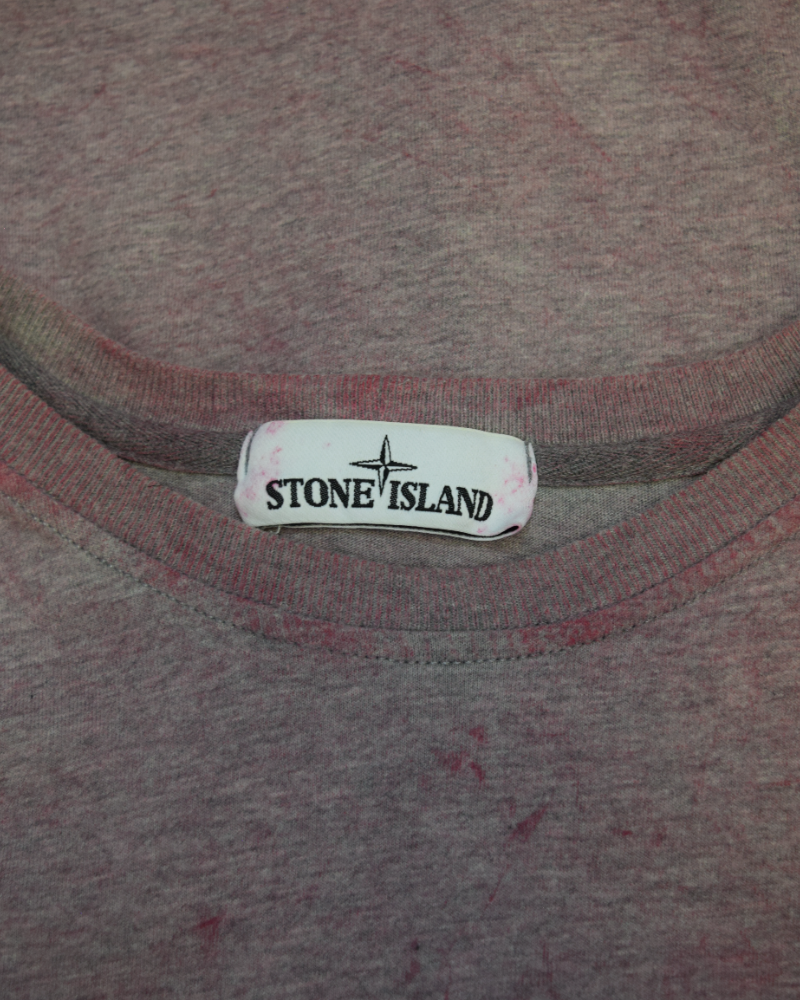 Stone Island Dust Treatment T-Shirt Pink detail view
