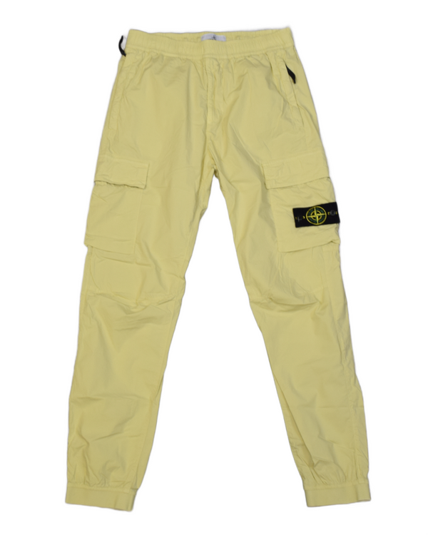 Stone island Cuffed Cargos Cream front view