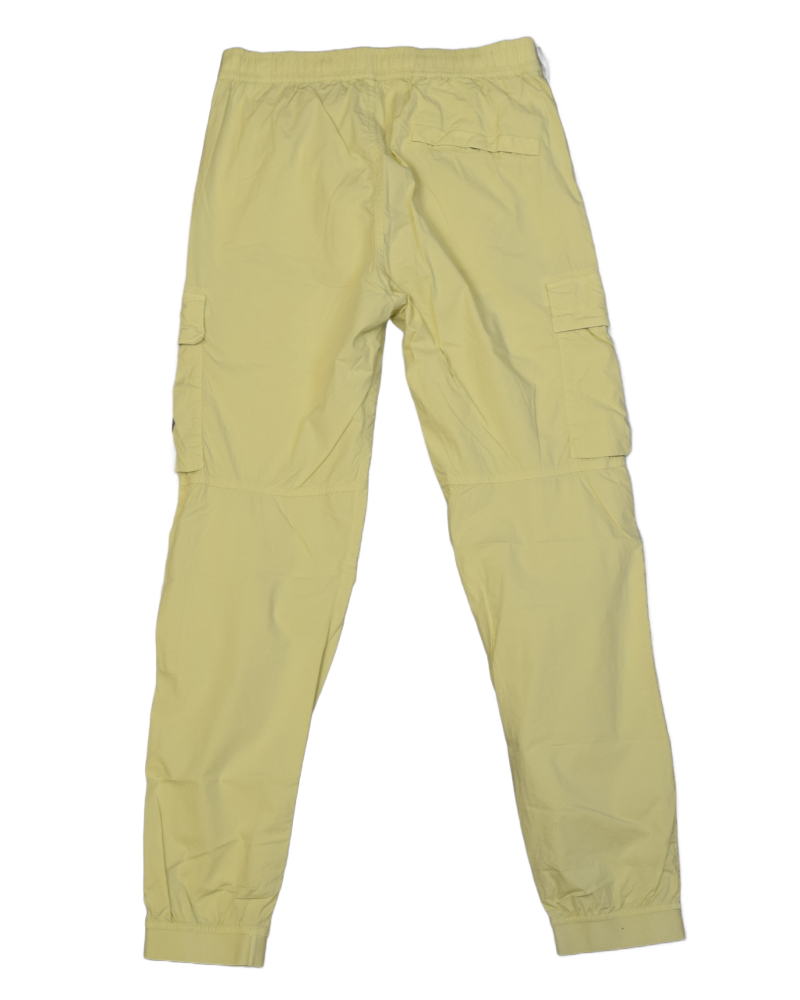 Stone island Cuffed Cargos Cream back view