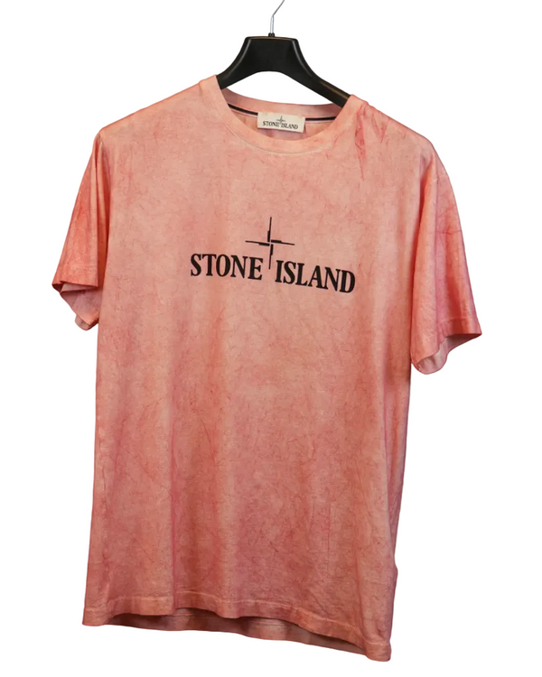 Stone Island Dust T-Shirt Pink front view