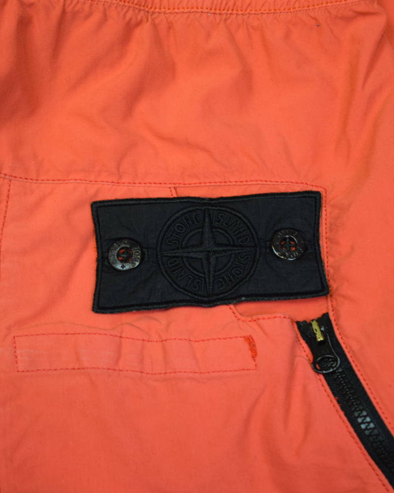 Stone Island Shadow project swim shorts Orange detail view