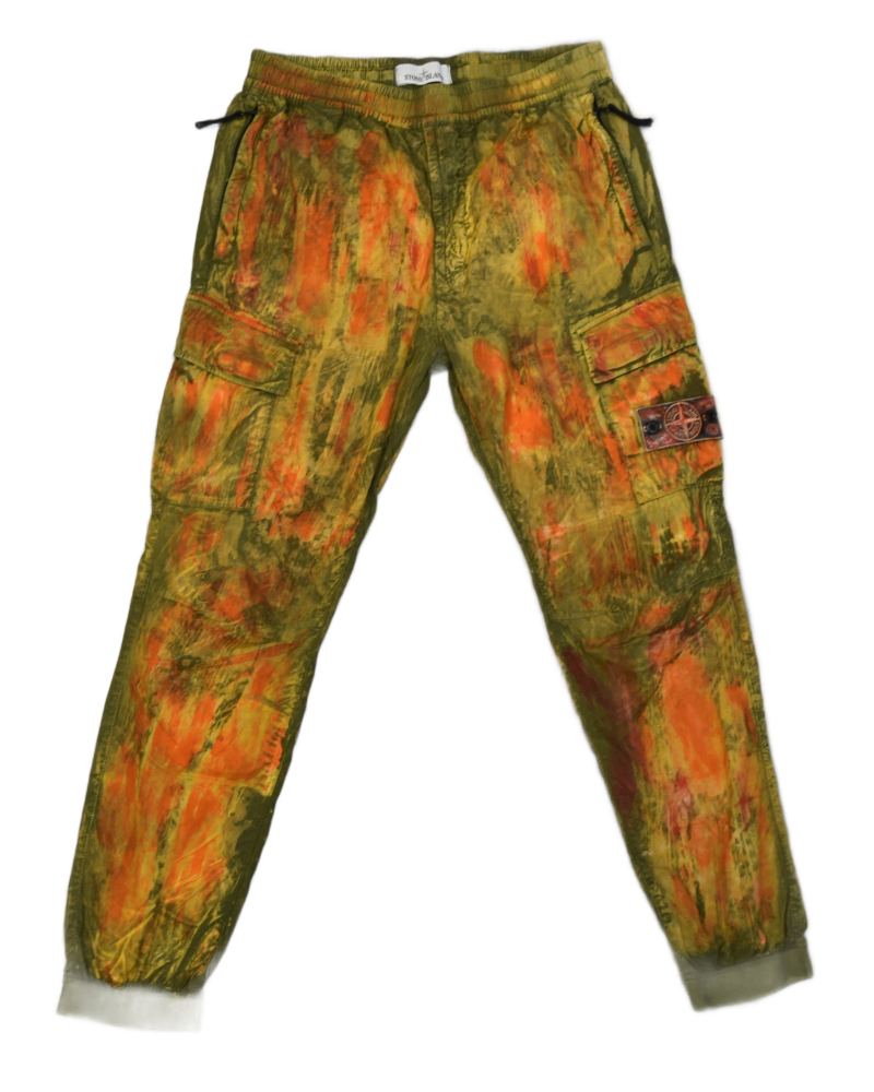 Stone island X Snowbeast Custom Lightweight Cargos front view