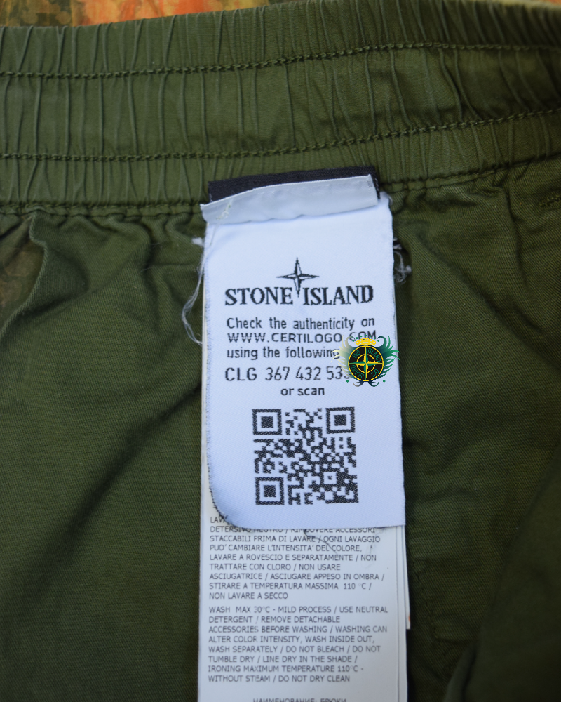Stone island X Snowbeast Custom Lightweight Cargos detail view