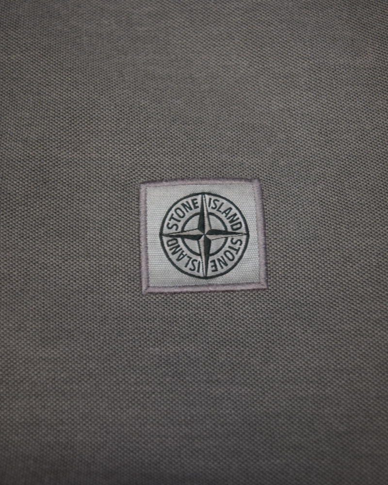 Stone Island Patch Project Polo Shirt Dusty Pink detail view