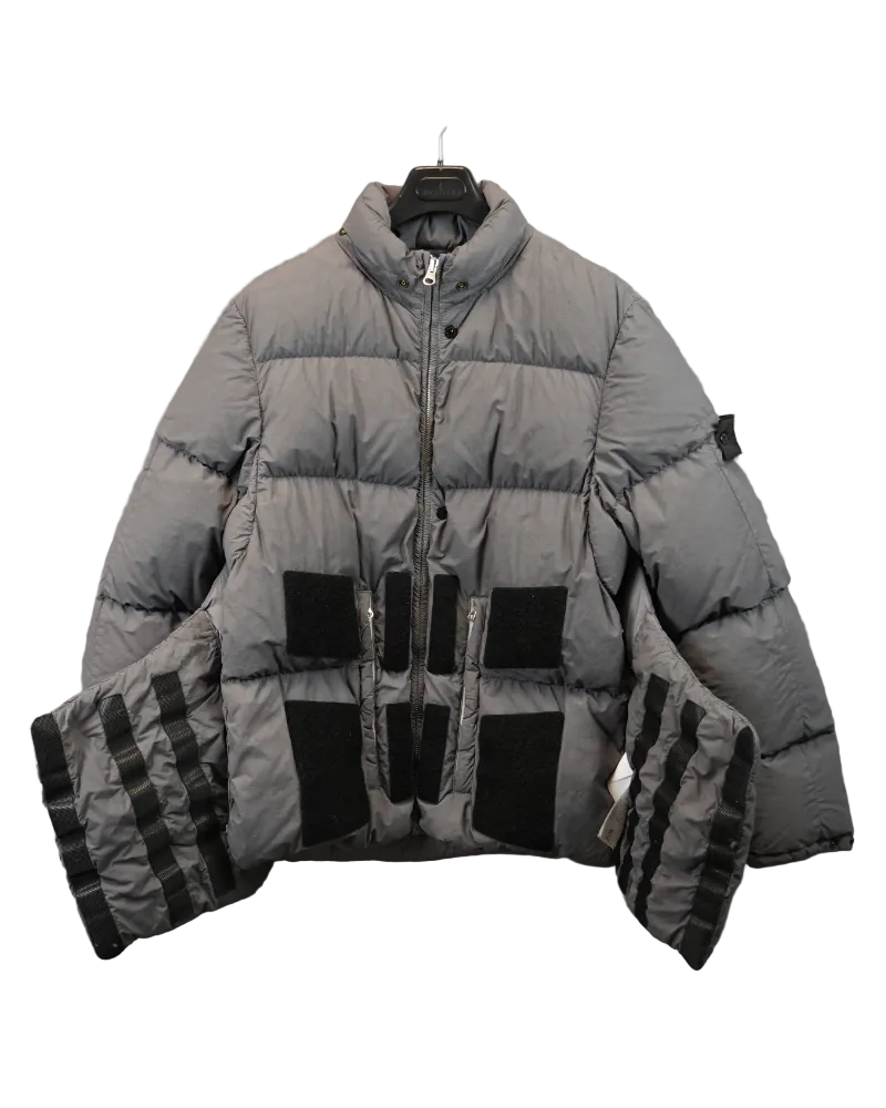 Stone island Shadow Project 30th Anniversary Down Jacket grey back view