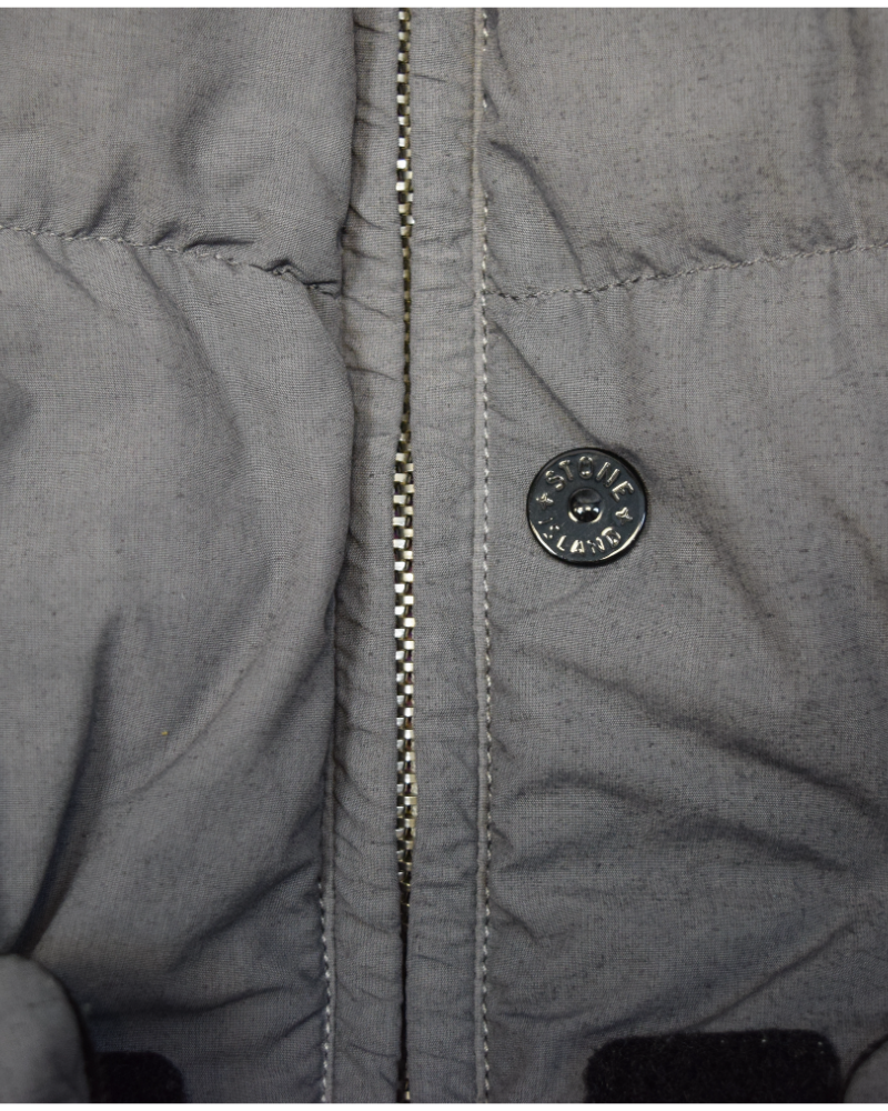 Stone island Shadow Project 30th Anniversary Down Jacket grey detail view