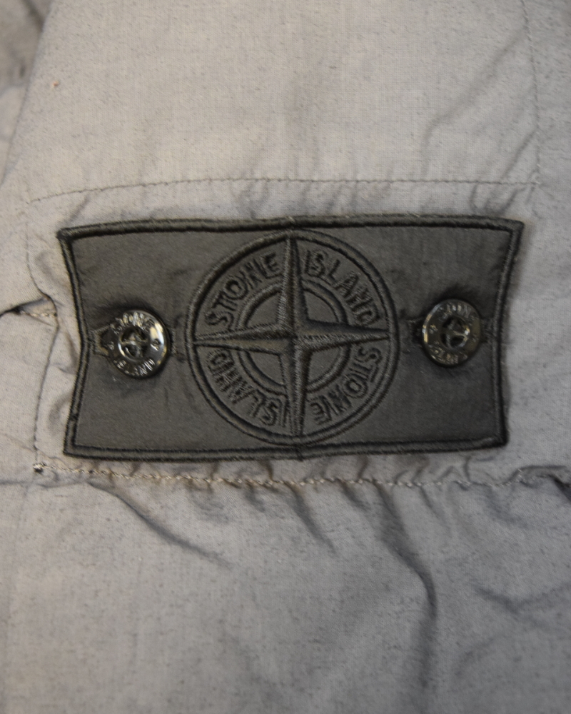 Stone island Shadow Project 30th Anniversary Down Jacket grey detail view