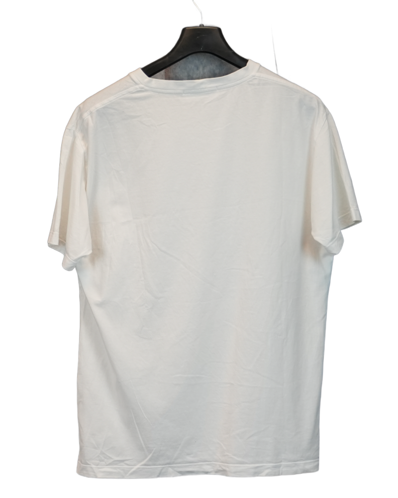 Stone Island Chest Print T-shirt White back view