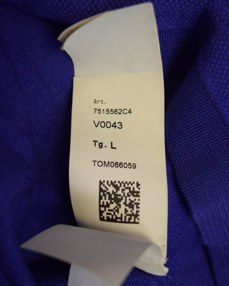 Stone Island Stellina Lightweight Knit Blue detail view