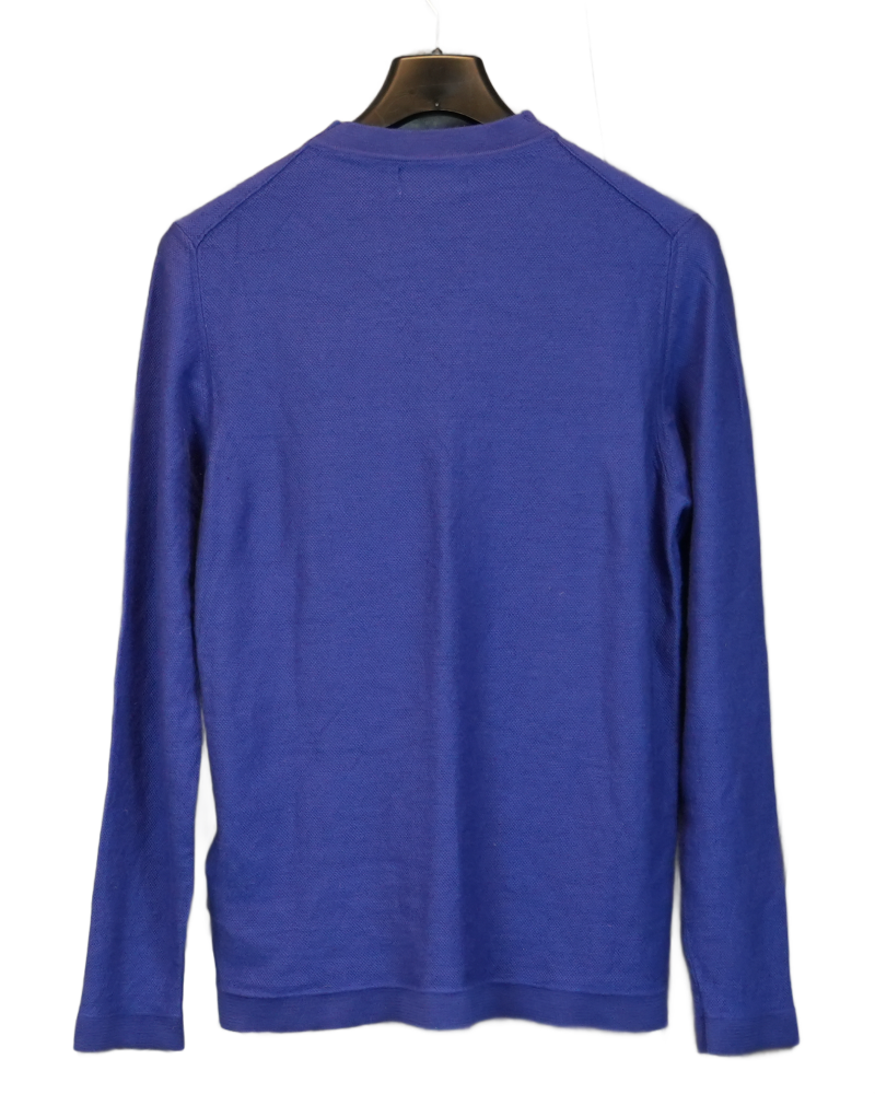 Stone Island Stellina Lightweight Knit Blue back view
