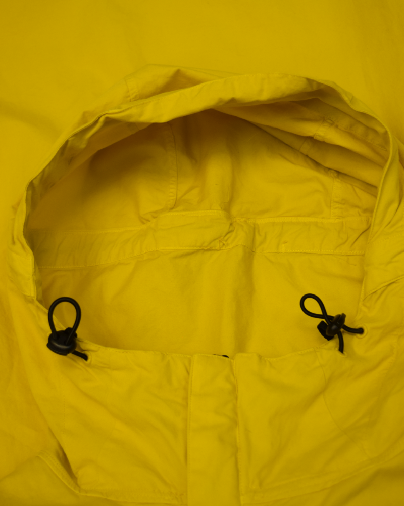 C.p Company Lightweight Half Zip Cotton Smock Yellow detail view