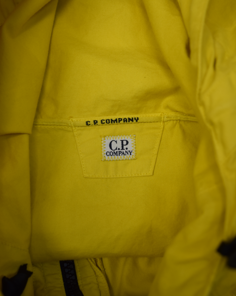 C.p Company Lightweight Half Zip Cotton Smock Yellow detail view