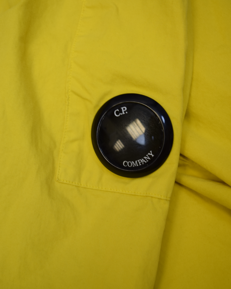 C.p Company Lightweight Half Zip Cotton Smock Yellow detail view