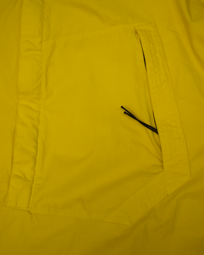 C.p Company Lightweight Half Zip Cotton Smock Yellow detail view